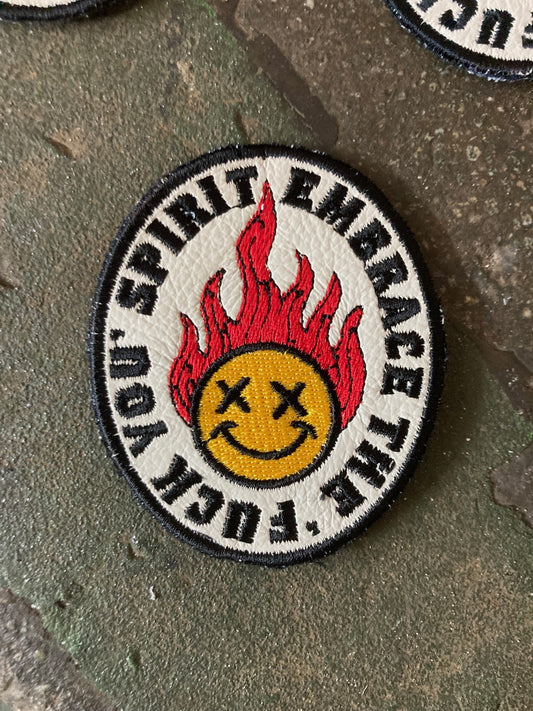 Embrace The F*ck You Spirit — Leather Patch