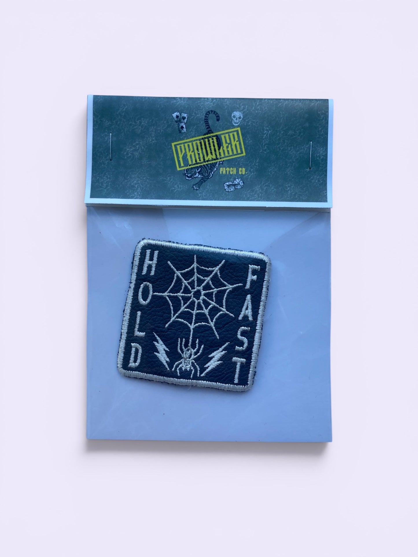 Hold Fast — Leather Patch (Slate)