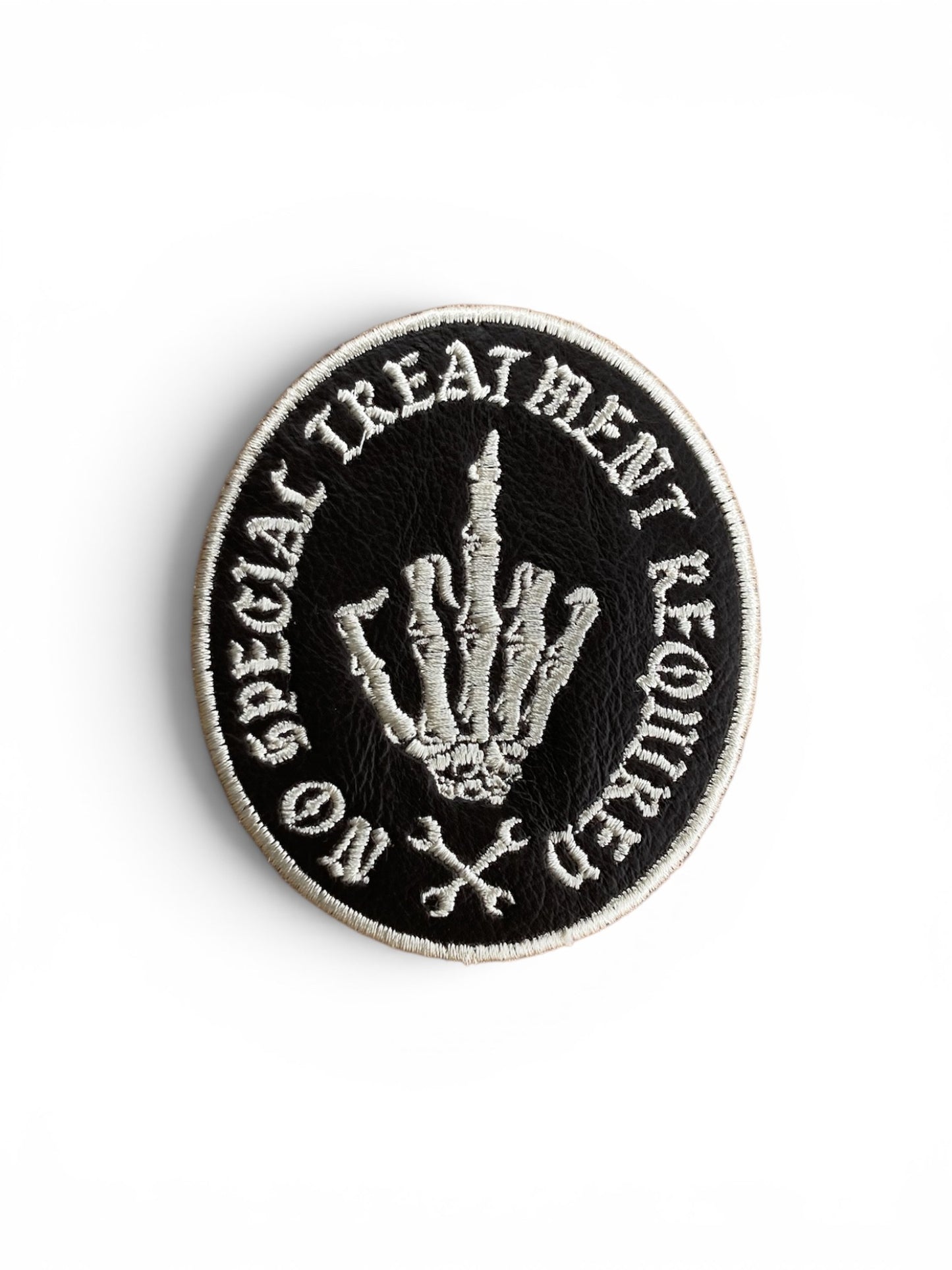 No Special Treatment Required — Embroidered Patch